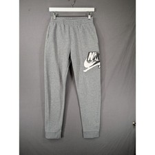 Nike Jordan Boys XL Gray Fleece Jogger Sweatpants Jumpman Nike Air Logo