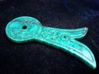 Old Nephrite Jade Stone Carved Sculpture Ancient Cash Money Coin #07242504 — photo 5