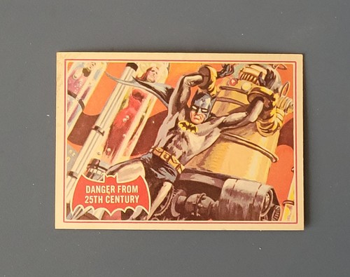 1966 Topps Batman Red Bat #29A Danger from 25th Century — TAG (grade unconfirmed)