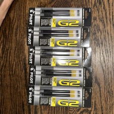 Pilot 77240 G2 Refills, FINE 0.7mm , black Gel Ink, 5 Packs of 2 Refills