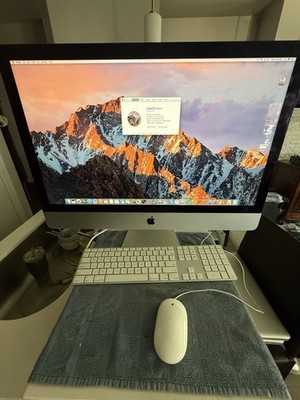 Apple iMac 27'' A1419 EMC 2639 Late 2013 i5 3.2GHz 16GB 500 GB SSD macOS Sierra