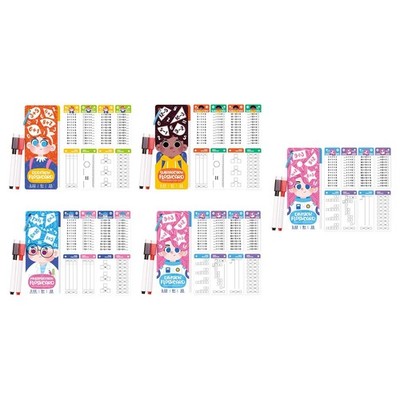 Kinder Mathe-Flash-Karten Werkzeug Lehrer Homeschool Home Teaching Dry Erase
