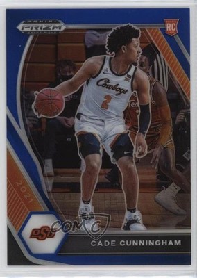2021-22 Panini Prizm Draft Picks Blue 101/199 Cade Cunningham #1 Rookie RC o7m