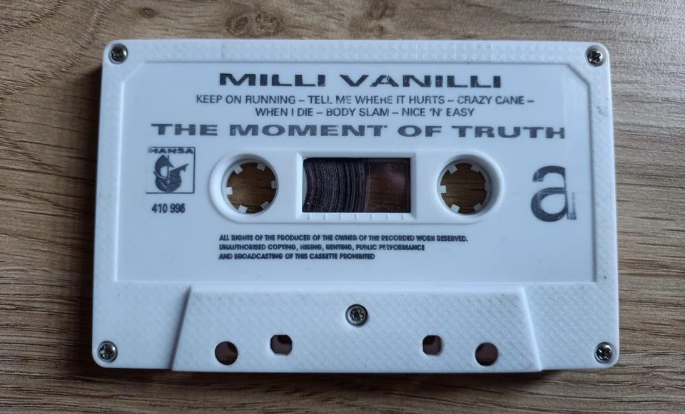 The Real Milli Vanilli : The Moment Of Truth - Keep On Running ( Cassette Tape ) - Image 4 of 4