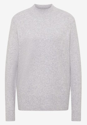Cecil Cosy Turtleneck Jumper In Colour Lunar Grey