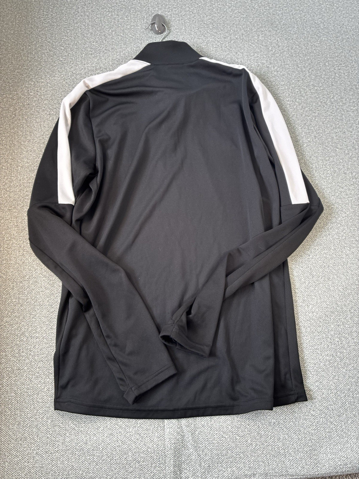 Nike Mens Black Dri-FIT 1/4 Zip Long Sleeve Training Drill Top Size Medium image 5