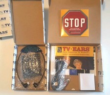 TV Ears 2.3 MHZ Wireless Headset Headphones TV Hearing Aid System Device READ