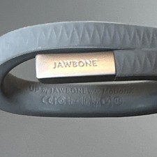 Jawbone UP Activity Tracker Gray Wristband Plastic Model for Wrist