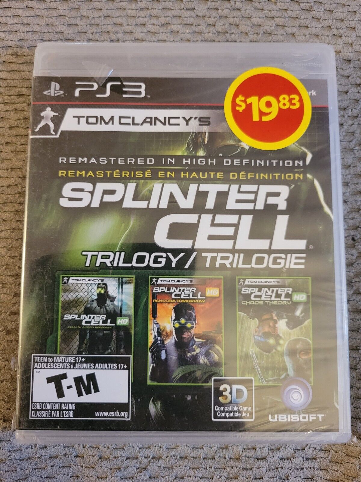 Tom Clancy Splinter Cell Classic Trilogy (PS3) 