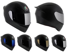 AGV K1-s ECE 22.06 Solid Matt Black Full Face Motorcycle Helmet, 2206