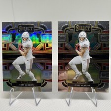 2023 Panini Select - Concourse Silver Prizm #1 Trey McBride + Base - 2 Card Lot