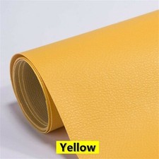 2X Self-adhesive Leather Fabric Sofa Seat Back Adhesive Leather Patch 20x30cm
