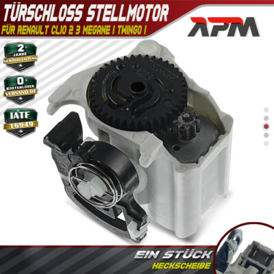 Heckklappenschloss Stellmotor Heckscheibe für Renault Clio 2 3 Megane I Twingo I