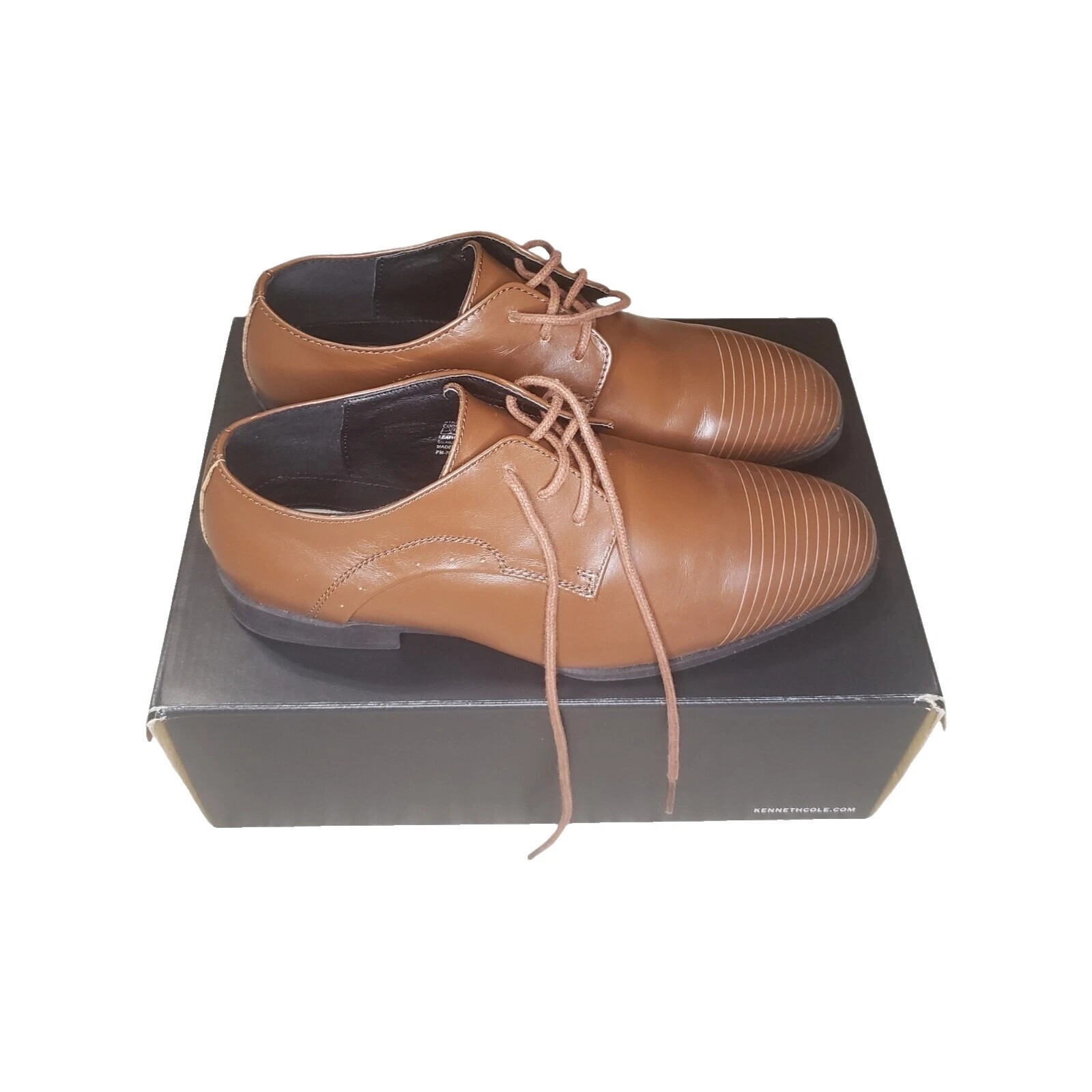 Parte superior de cuero marrón Kenneth Cole Zapatos para Niños