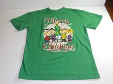 Peanuts Charlie Brown Merry Christmas T-Shirt size SMALL S 2022
