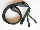 BLACK WEBBING STRAP FOR CAMERA BINOCULARS SLR COMPACT NYLON 25MM 1" WIDE