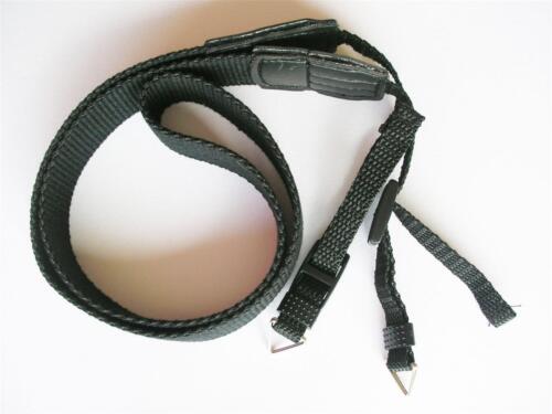 BLACK WEBBING STRAP FOR CAMERA BINOCULARS SLR COMPACT NYLON 25MM 1" WIDE - Picture 1 of 1