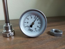 Kutterthermometer Tischkutter Thermometer Wurstkutter Fleischkutter Edelstahl  