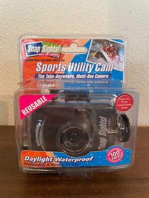 NEW Snap Sights Sports Utility Camera Waterproof Reusable with free shipping