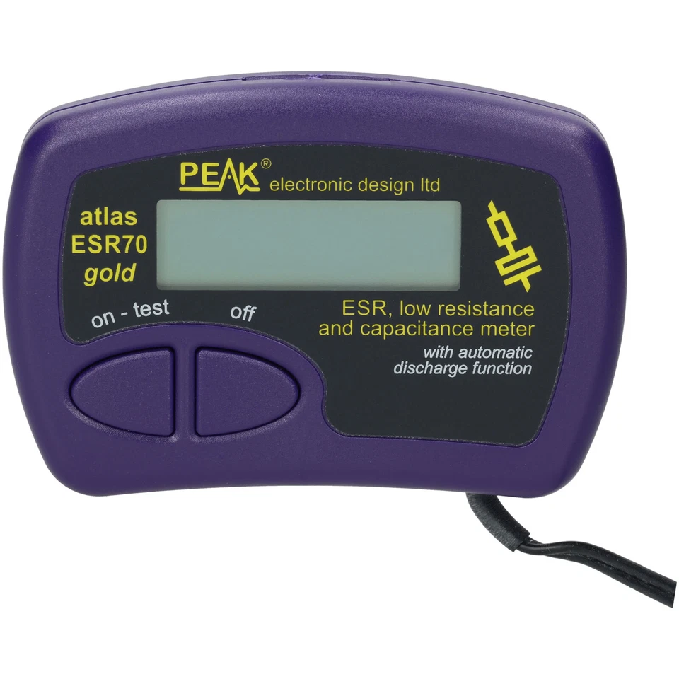 Peak Atlas ESR Gold Equivalent Series Resistance Meter - Image 4 of 4