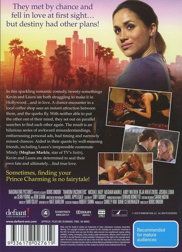 Random Encounters DVD (Region 4) Meghan Markle NEW CASE - Picture 2 of 3