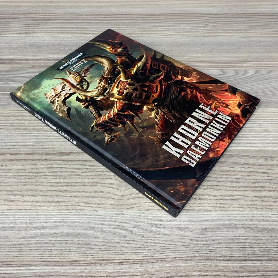 CODEX KHORNE DAEMONKIN ARMY BOOK WARHAMMER 40K 2015 GAMES WORKSHOP CHAOS - Image 4 of 4