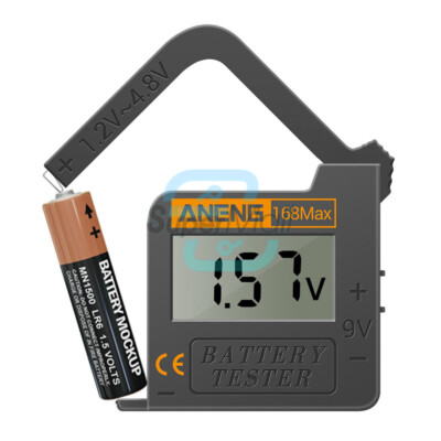 168Max BT168 BT168D Digital Battery Capacity Tester For Lithium 18650 AA 9V Test
