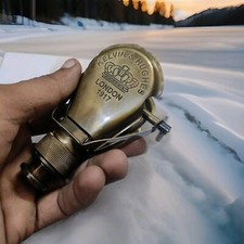 Antico telescopio vintage monocolo in ottone nautico Londra 1917