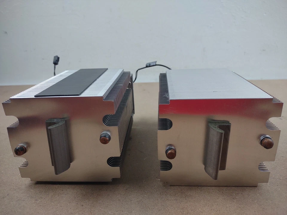 LOT 2 Apple Mac Pro MA356LL/A CPU Heatsink w/ Sensor A1186 593-0601-B A1186 - Image 3 of 4