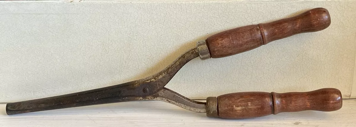Antique curling top iron ebay