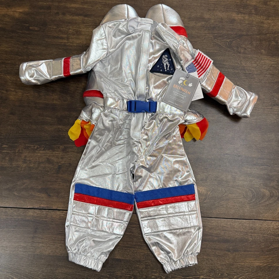 DISFRAZ HALLOWEEN ASTRONAUTA ILUMINADO NIÑOS GRANERO CERÁMICA TALLA 2T Foto 2 de 4