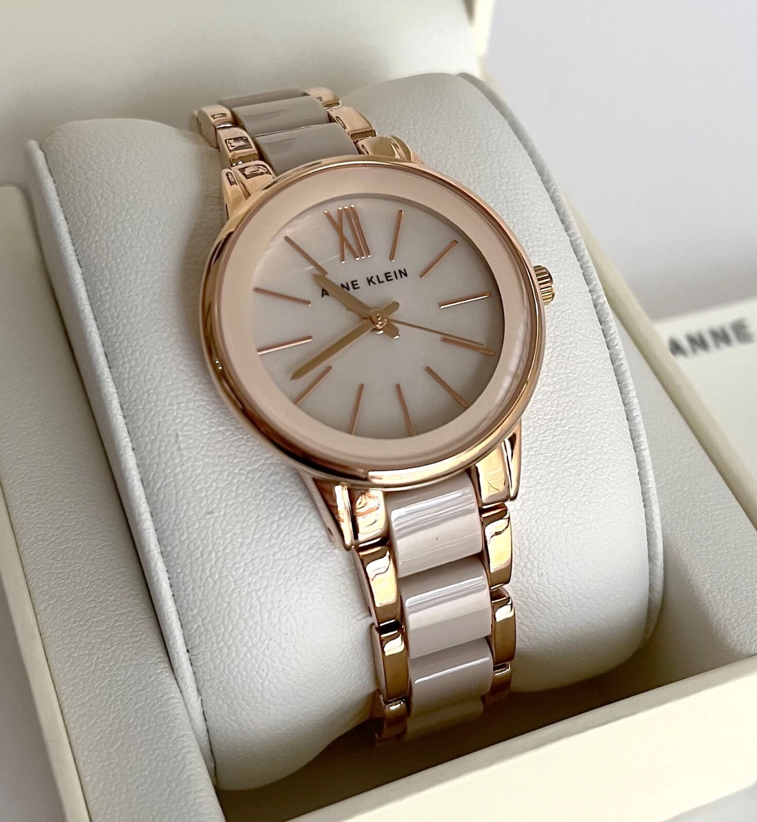 Anne klein pink watch sales