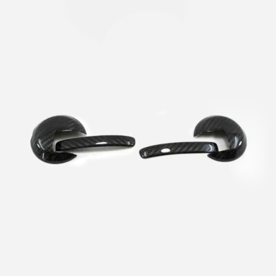 For Fiat Abarth 500 595 695 Dry Carbon Fiber Outter Door Handle Cover Set 4pcs