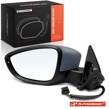 A-Premium Left Primed Electric Heated Door Wing Mirror for VW Beetle 2012-2018