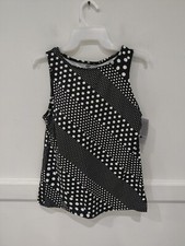 NWT Lands End Womens Chlorine Resistant High Neck Tankini Top Size 8 70 DD828