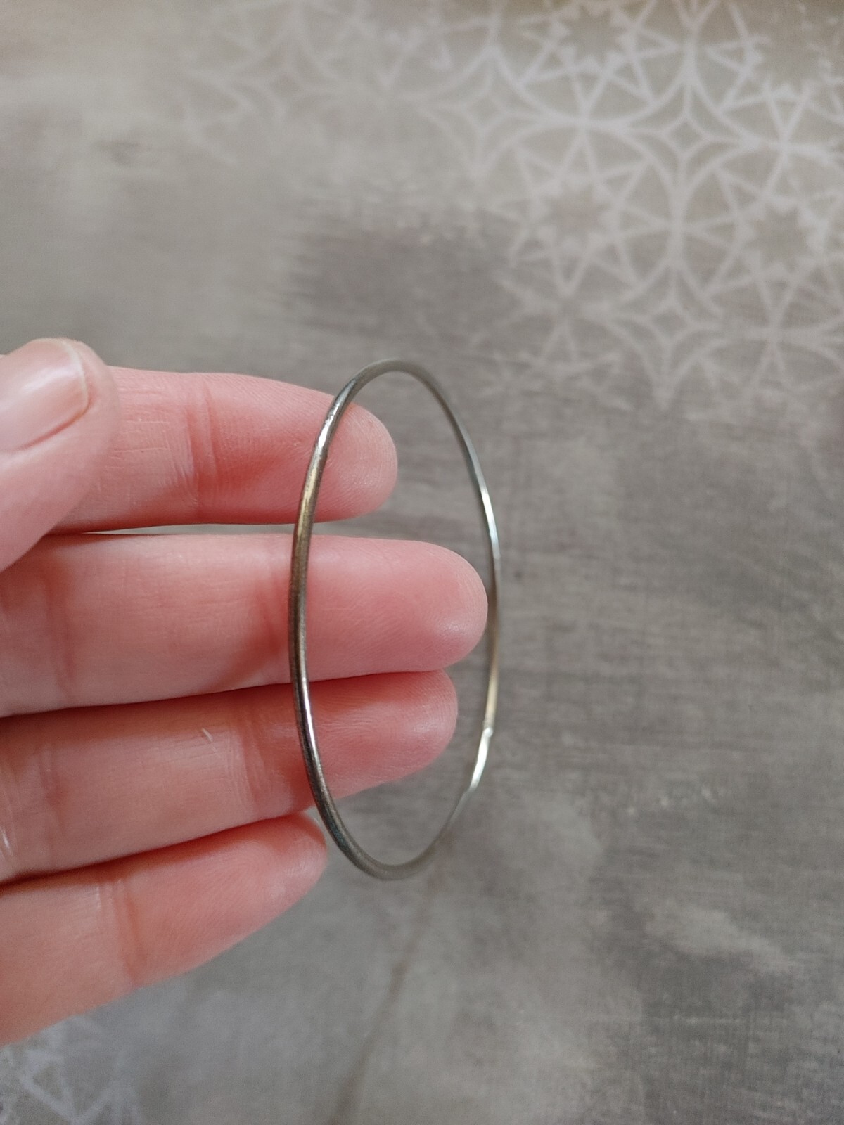 vintage bangle bracelet solid sterling silver 925… - image 6