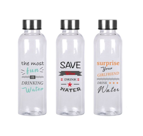 Motivational Water Bottle 500ml Sports Portable Leakproof Plastic Gym OFFER - Picture 8 of 40