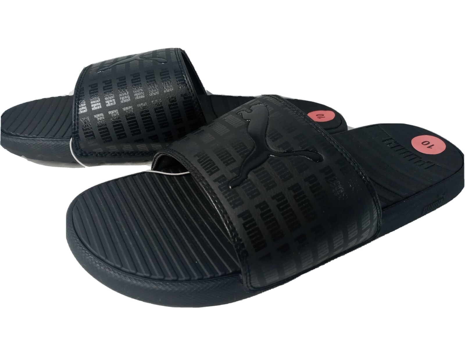 PANTOFOLA D’ORO Sandali Puma donna taglia US 10 Cool Cat Echo Shine neri Puma nuovi con etichette