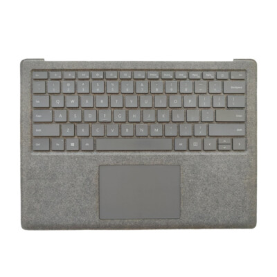 New For Microsoft Surface Laptop 1st 2nd 1769 Palmrest Keyboard Touchpad Gray