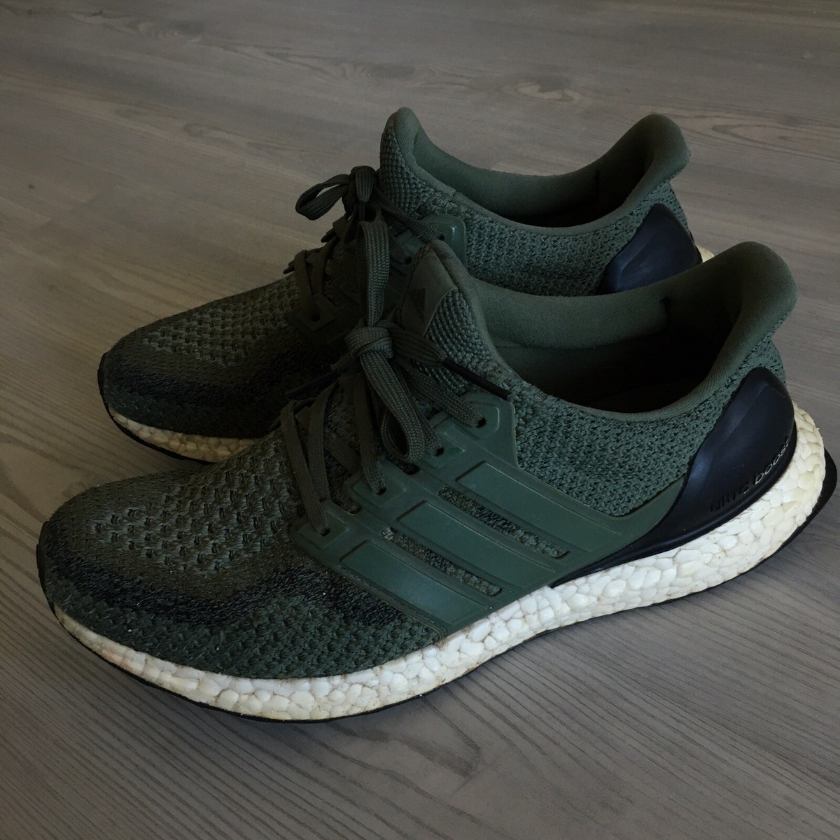 Adidas UltraBoost 2.0 Shoes Olive 2016 BB6055 Men's Size 8 | eBay