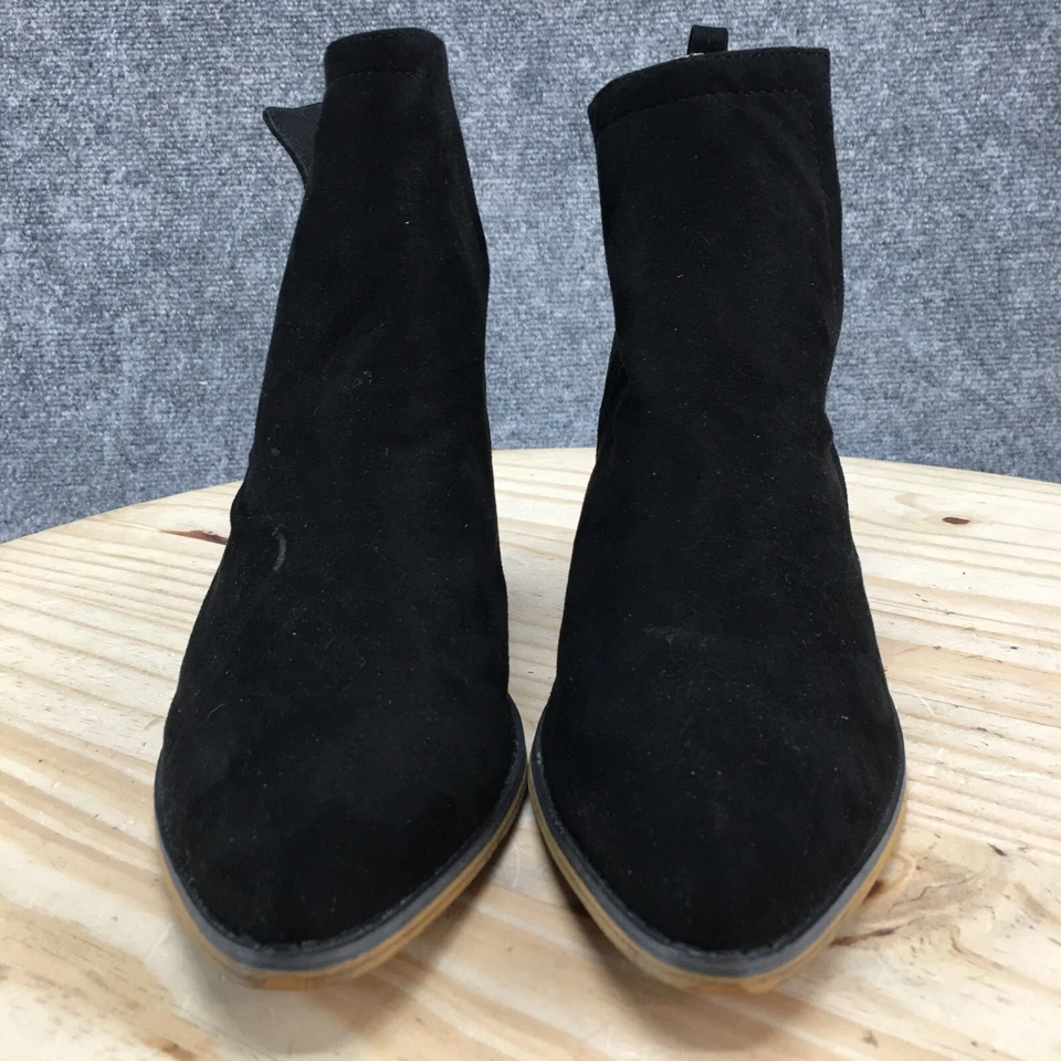 Женские сапоги Jellypop 8,5 M изысканные ботильоны черные замшевые без застежек - Изображение 4 из 4