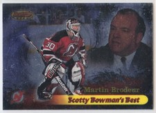 1998-99 BOWMAN'S SCOTTY BOWMAN'S BEST #SB2 MARTIN BRODEUR HOF NM RAW (6877)