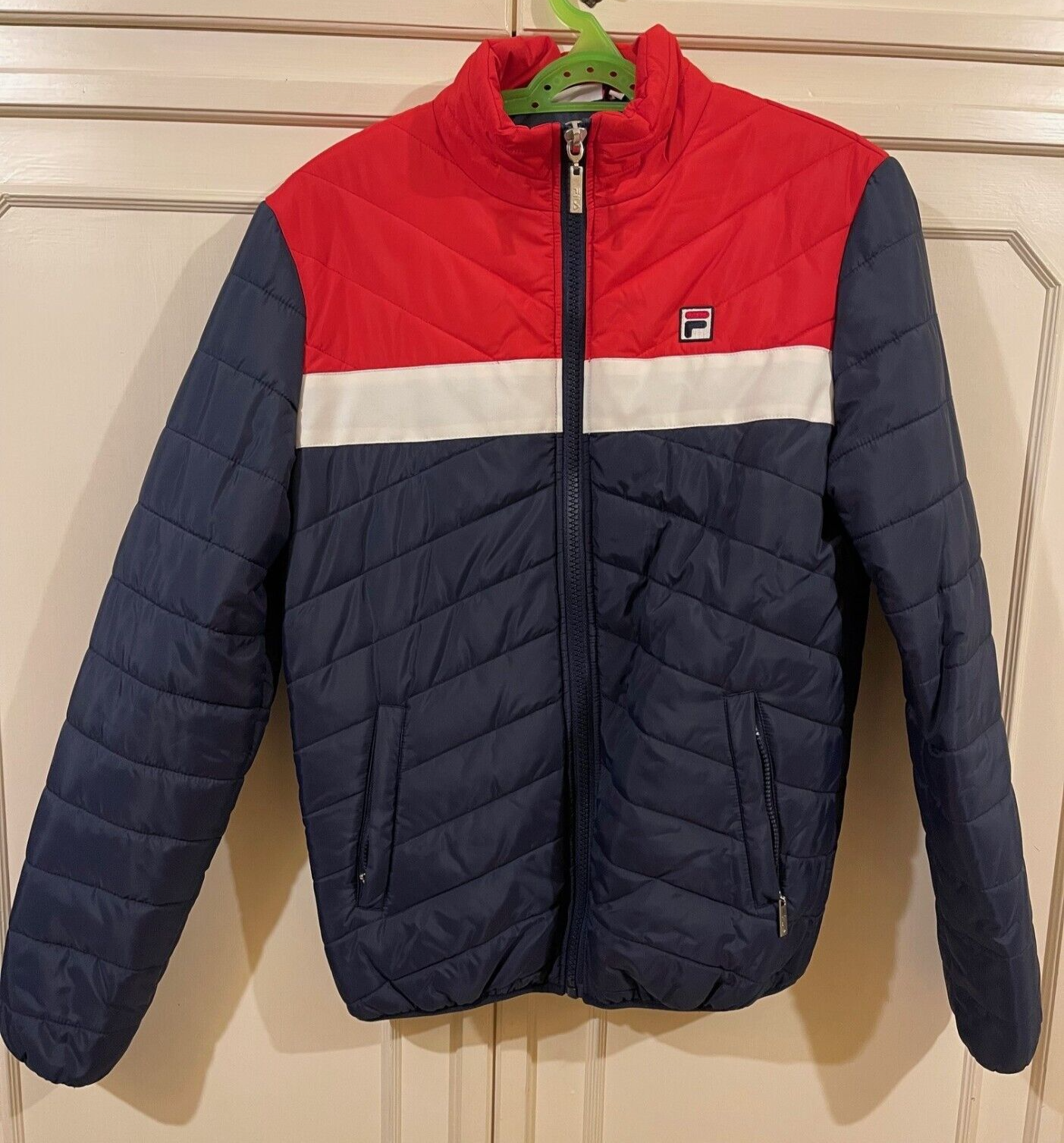 FILA giubbino uomo ragazzo autunno inverno piumino caldo taglia S