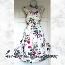 MONSOON FLORAL PRINT WEDDING OCCASION PARTY DRESS SIZE 20