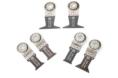 Best of E-Cut Starlock Wood & Metal Saw Blade Set - 6-Piece Kit for Precision...