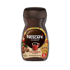 Nescafe Clasico Colombia Medium Roast Instant Coffee, 6 Oz