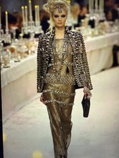 CHANEL 12A PARIS-BOMBAY NEW FANTASY Tweed Multicolor Jeweled Jacket FR44-42 $9K