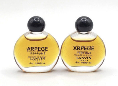LOT of 2 VINTAGE NEW OLD STOCK ARPEGE PERFUME by LANVIN MINI PRFUME