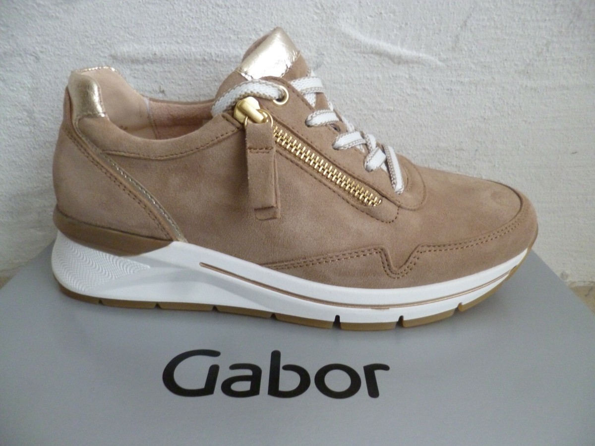 Gabor Damen Sneaker Sneakers Schnürschuhe Schuhe Halbschuhe Leder