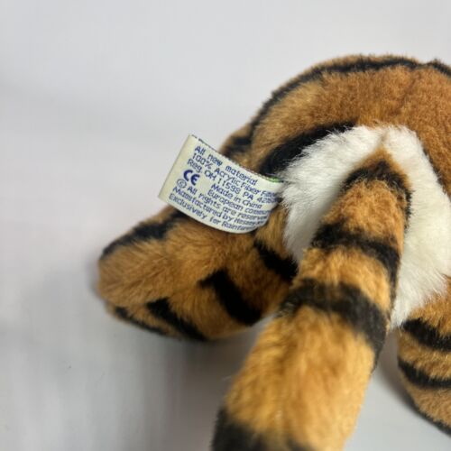 90's Rainforest Cafe Mini Plush Tiger Hand Puppet Plush No Sound - Picture 4 of 5